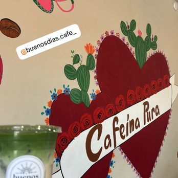 Buenos Dias Cafe - Horchata Matcha - Cafes Near Me - Riverside, California
