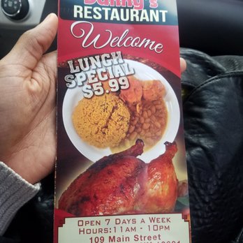 Danny Restaurant - Menu - Puerto Rican Near Me - Poughkeepsie, New York