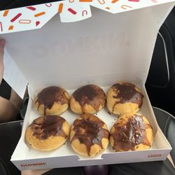 Dunkin' - the boston creme Half Dozen Donuts