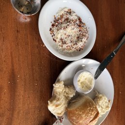 The bread was amazingly fresh and tasty with the whipped butter