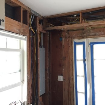 Built Well Restoration & Construction - Area where the leak came in from the roof - Damage Restoration Near Me Built Well Restoration & Construction - Area where the leak came in from the roof - Damage Restoration Near Me