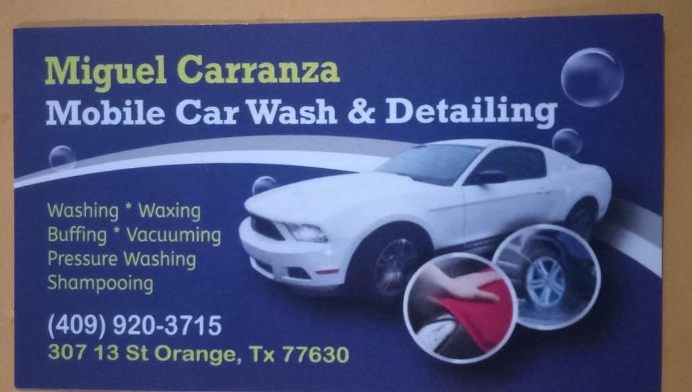 MIGUEL CARRANZA 307 13th St, Orange, Texas Car Wash Phone Number Yelp