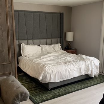 Hush Rooftop Bar - King Studio king-size bed, from "living room" - Hotels Near Me - Washington, DC, District of Columbia