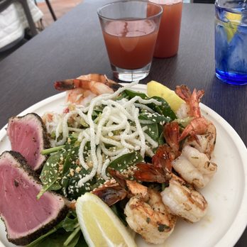 Schooners Monterey - Schooners salad $29 + $15 (grilled prawns). - Seafood Near Me - Monterey, California Schooners Monterey - Schooners salad $29 + $15 (grilled prawns). - Seafood Near Me - Monterey, California