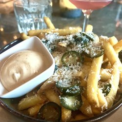Kitchen and Table Norrmalm - French fries with pickled jalapeños