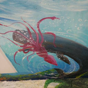 Mariscos La Costa - Ocean Theme Mural #2 - Mexican Near Me - Oakland, California