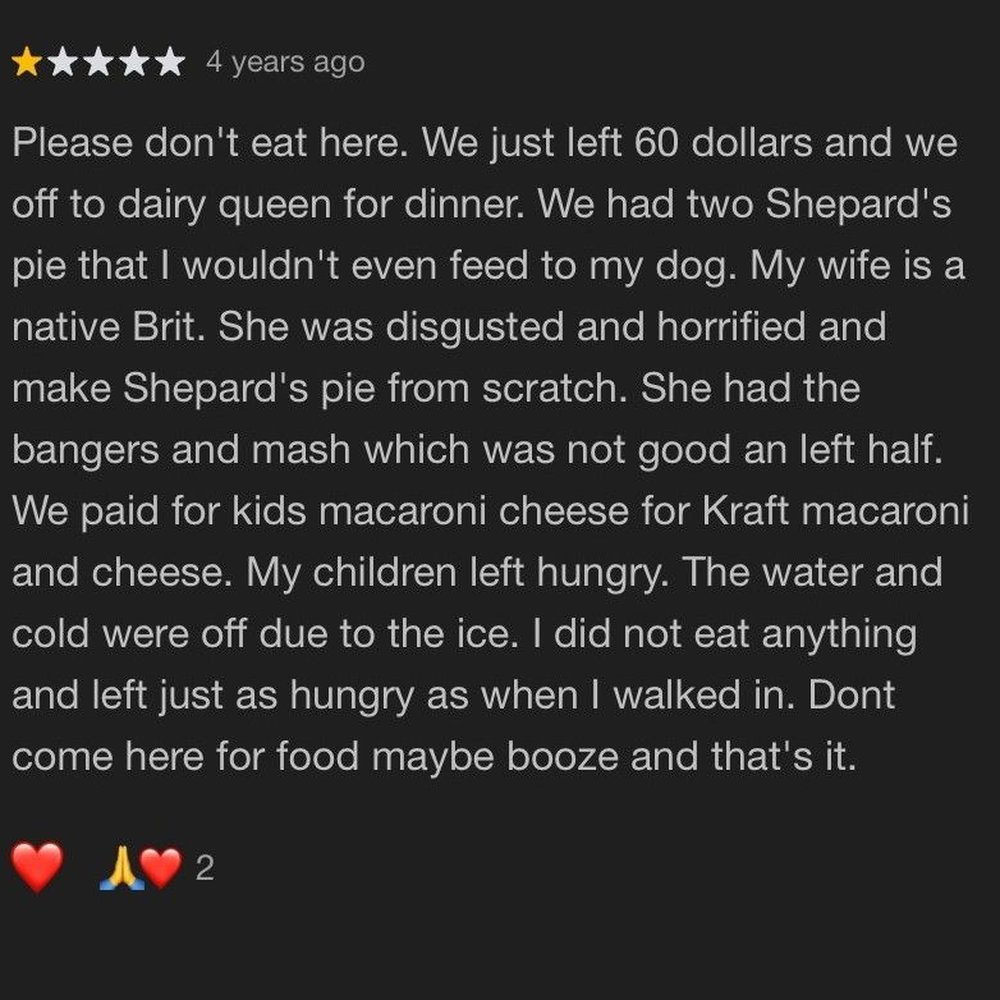 Another example of someone who thought the portions were very small.. Another example of someone who thought the portions were very small..
