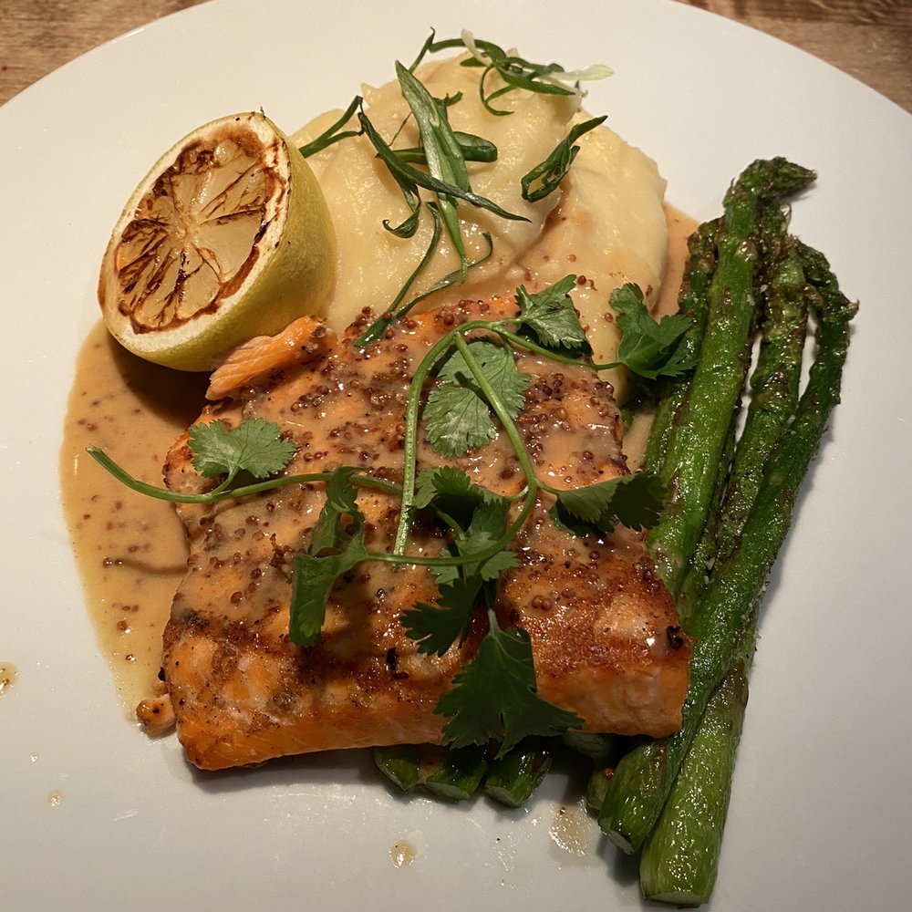 Cactus Club Cafe - Grilled Dijon Salmon - Canadian (New) Near Me - Surrey, British Columbia