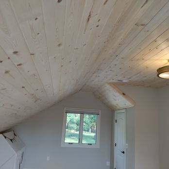 KBN Homes - New tounge and groove pine bedroom ceiling - Handyman Near Me KBN Homes - New tounge and groove pine bedroom ceiling - Handyman Near Me