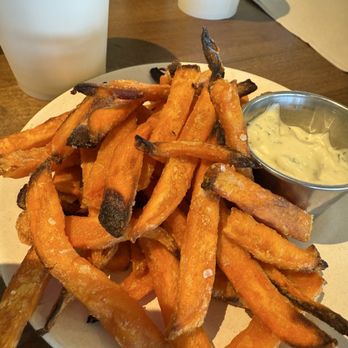 Flower Child - Sweet potato fries (ordered crispy) - Salad Near Me - Henderson, Nevada Flower Child - Sweet potato fries (ordered crispy) - Salad Near Me - Henderson, Nevada