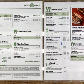 Shake Shack Coral Gables - Menu - Burgers Near Me - Coral Gables, Florida