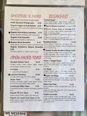 Menu photo 3 Wake Cup San Francisco, CA