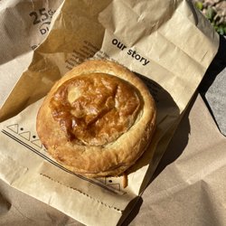 AJ's Deli - South African Chicken Pie by Streetwise Pies. Flaky and yummy.