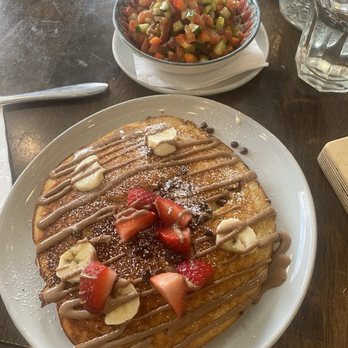 Café Alma - Chocolate chip pancakes - Breakfast & Brunch Near Me - Cincinnati, Ohio Café Alma - Chocolate chip pancakes - Breakfast & Brunch Near Me - Cincinnati, Ohio