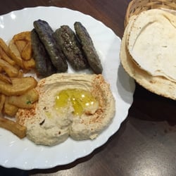 Falafel Baba - Fantastic hummus, good fries, ok kofta