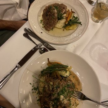 Alexander's - Pecan Crusted Chicken , Sauce Meunière and Tuscan Lamb Ragu - New American Near Me - Roanoke, Virginia
