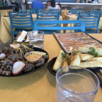 Mayan Kitchen Food - Hibiscus starter and yucca fries - Latin American Near Me - Sunnyvale, California