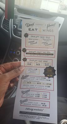 Menu photo 1 DeuxWings Easton, PA