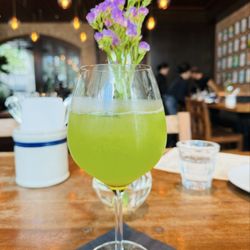 Wildflour Café + Bakery - BASIL AND LEMON SPRITZ.