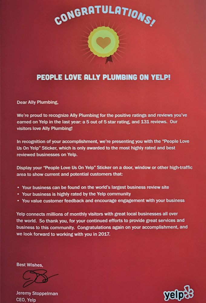 Slide of Ally Plumbing & Restoration