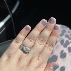My wedding ring being Cleaned & sparkly after having soap in it.