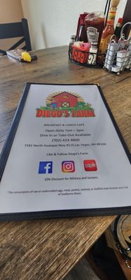 Menu photo 7 Diego's Farm Las Vegas, NV Menu photo 7 Diego's Farm Las Vegas, NV