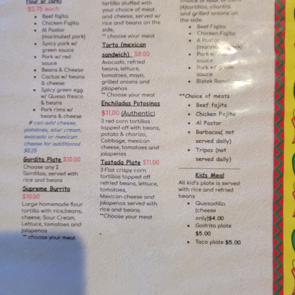 Taqueria San Luis - Lunch Menu - Mexican Near Me - Palestine, Texas Taqueria San Luis - Lunch Menu - Mexican Near Me - Palestine, Texas