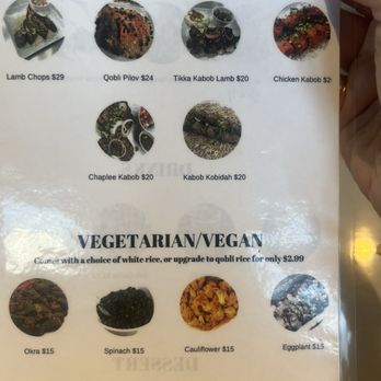 Afghan Grill - Menu options - Halal Near Me - Liberty Township, Ohio