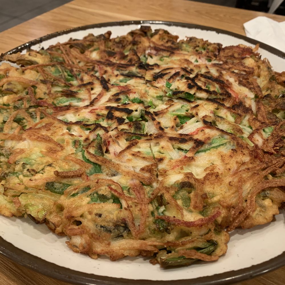 Kaju Soft Tofu Restaurant - Haemul Pajeon - Seafood Pancake - Korean Near Me - Irvine, California Kaju Soft Tofu Restaurant - Haemul Pajeon - Seafood Pancake - Korean Near Me - Irvine, California