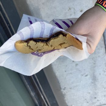 Insomnia Cookies - Peanut butter and jelly cookie. - Desserts Near Me - Denver, Colorado Insomnia Cookies - Peanut butter and jelly cookie. - Desserts Near Me - Denver, Colorado
