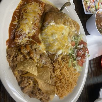 Ortega's Diner - Chili relleno and cheese enchilada - Mexican Near Me - Fontana, California