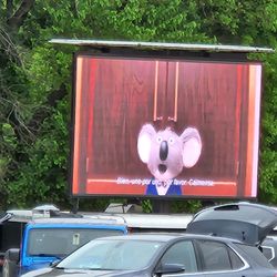 Wick Field - Family Movie night drive in. Good screen good sound though the workers' walkie talkies are way louder than the movie.