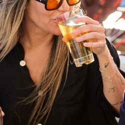 Z on 23 Rooftop - Golden hour from Houston's highest open-air rooftop bar.
