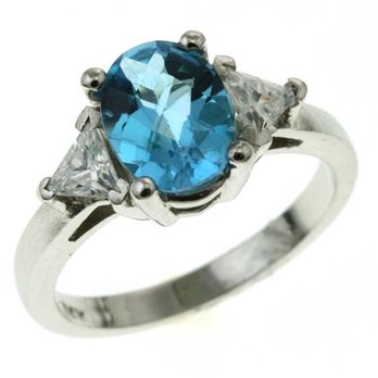 Devivo Designs - Blue topaz 14kt gold - Jewelry Near Me - Miami, Florida