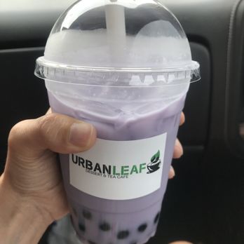 Urban Leaf Cafe - Taro Bubble Milk Tea - Desserts Near Me - Nutley, New Jersey
