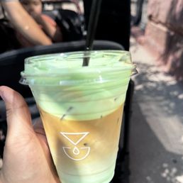 Pandan coffee