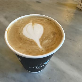 Fairgrounds Coffee and Tea - Wildberry Latte with Almond milk - Coffee & Tea Near Me - Chicago, Illinois