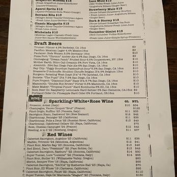 Luce Bar & Kitchen - Menu - American Near Me - San Diego, California Luce Bar & Kitchen - Menu - American Near Me - San Diego, California