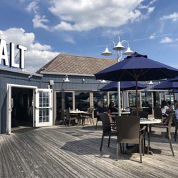 Exterior outside entrance of Salt On The Water - Lunch al fresco - Merrick, New York Exterior outside entrance of Salt On The Water - Lunch al fresco - Merrick, New York