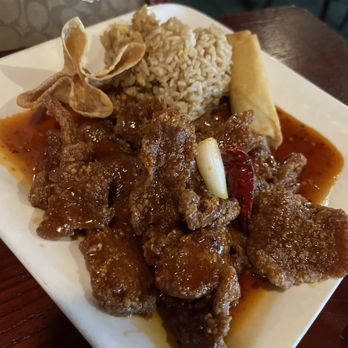 Wei wok - Orange Beef Combo - Chinese Near Me - Gilbert, Arizona