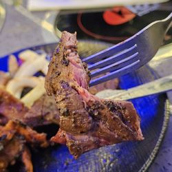 KPOT Korean BBQ & Hot Pot - The meat was so juicy medium rare.