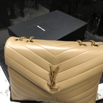 Saint Laurent - LouLou Medium bag, Latte - Leather Goods Near Me - Costa Mesa, California Saint Laurent - LouLou Medium bag, Latte - Leather Goods Near Me - Costa Mesa, California