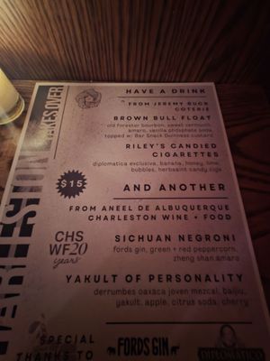 Menu photo 1 Bar Snack New York, NY Menu photo 1 Bar Snack New York, NY