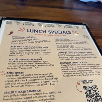 La Posada Restaurant - Lunch menu - Mexican Near Me - Arlington, Virginia