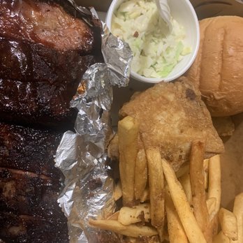 Rooster's BBQ Deli - Ribs chicken fries cole slaw - Barbeque Near Me - Saint Paul, Minnesota