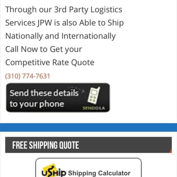 Global Media Web Applications - Shipping calculator widget, helping the commercial freight business #GlobalMediaWebApplications - Web Design Near Me