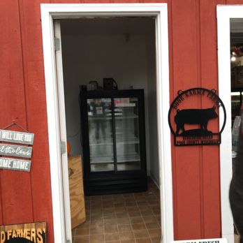 Door Karma Farms - Entryway to where you can purchase the eggs - Pick Your Own Farms Near Me - Baileys Harbor, Wisconsin
