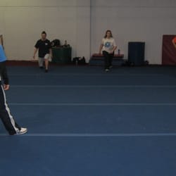 Total Body Boot Camp - lunging - Great for core and leg development.