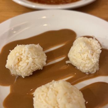 Bacan - Flan with dulce de leche. Coco bites. - Argentine Near Me - Toronto, Ontario