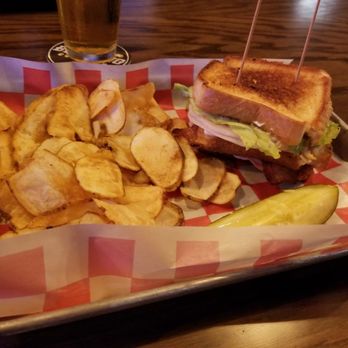 The Mad Hatter Neighborhood Pub - Turkey Club - Salad Near Me - Richardson, Texas The Mad Hatter Neighborhood Pub - Turkey Club - Salad Near Me - Richardson, Texas